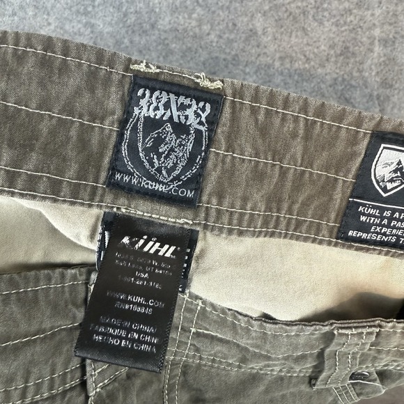 Kuhl Revolvr Pants Mens 38x32 Brown Outdoor Hiking Articulated Nylon Blend - Picture 5 of 11